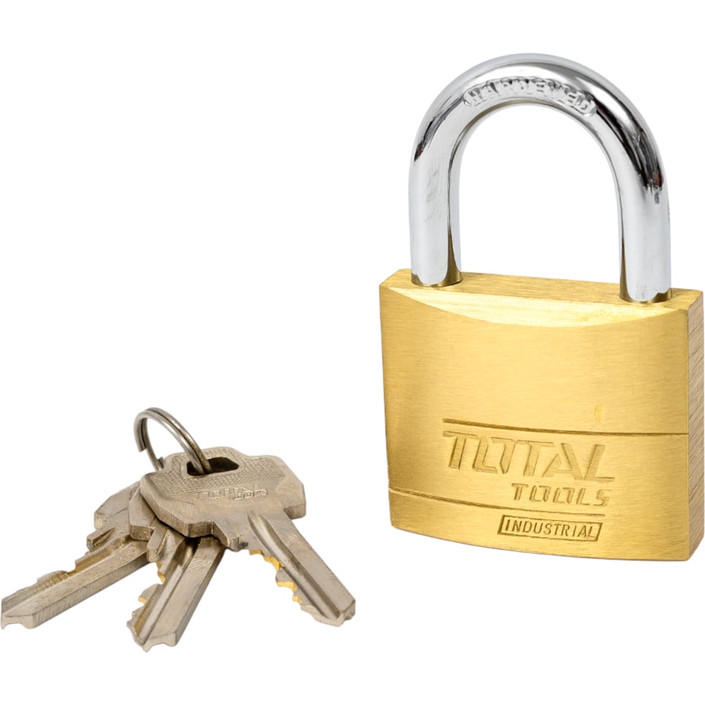 Изображение товара Навесной латунный замок TOTAL TLK32402 влагозащищенный 9 класс