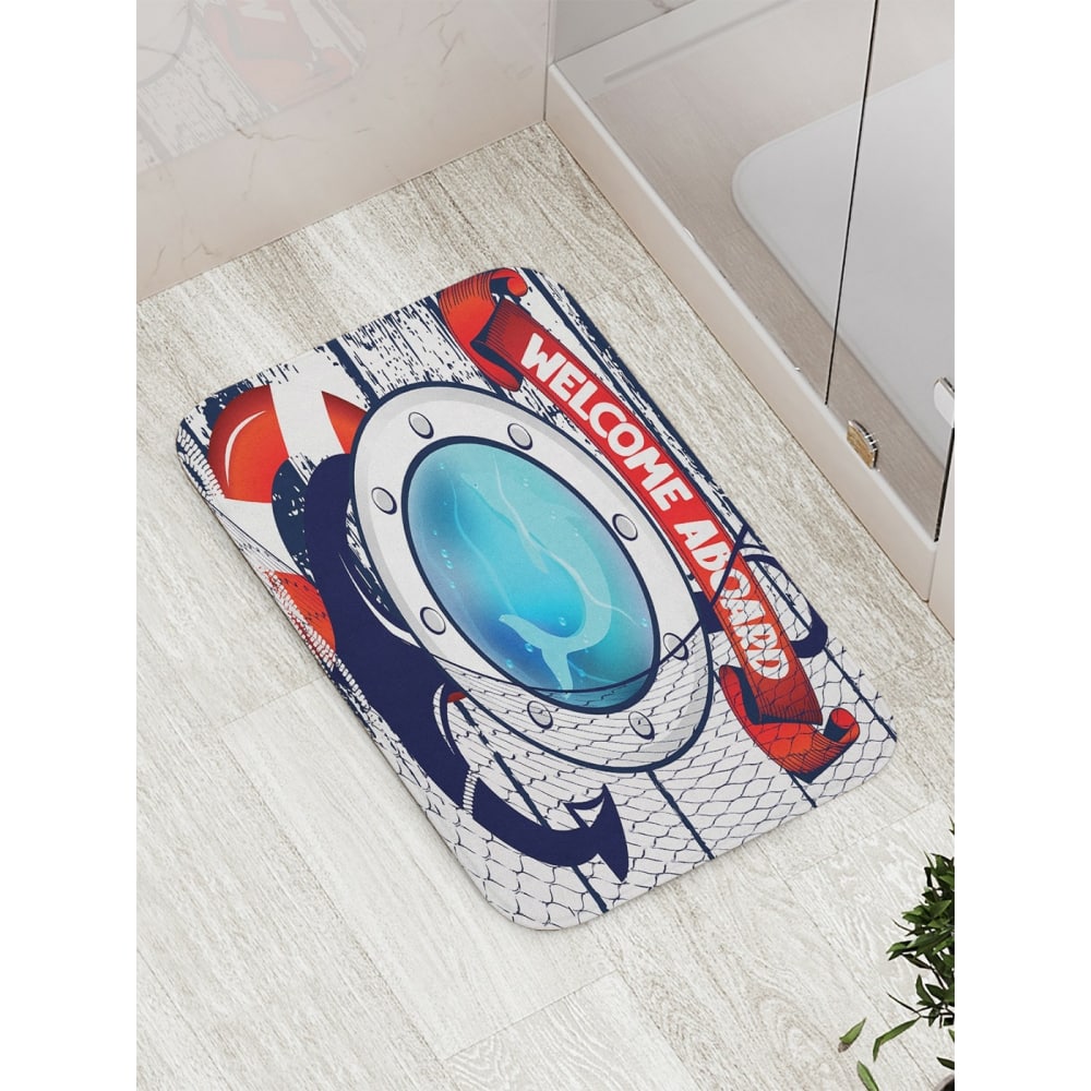 Противоскользящий коврик для ванной, сауны, бассейна JOYARTY - bath_20200
