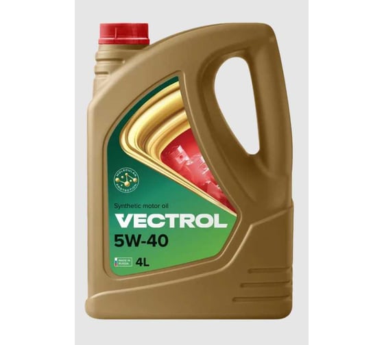 Изображение товара Синтетическое моторное масло VECTROL 5w40 SL/CF 4 л ve3201