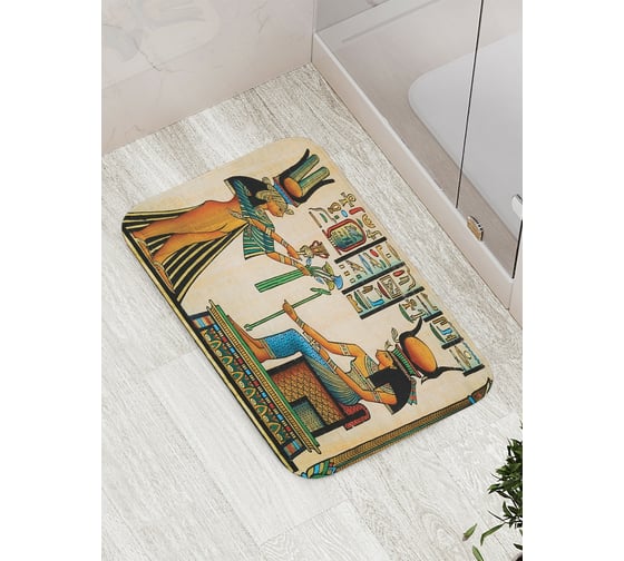 Изображение товара Коврик противоскользящий JoyArty "Подношение к царице" для ванной, сауны, бассейна, bath_15229