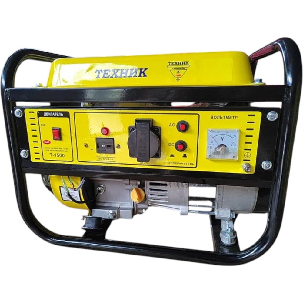 Изображение товара Генератор ТД Техник Т-1500 1,0-1,2 кВт 4Т бензиновый мобильный