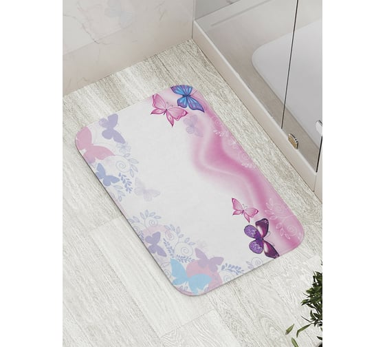 Изображение товара Коврик противоскользящий JoyArty "Волшебные бабочки" для ванной, сауны, бассейна, bath_11948