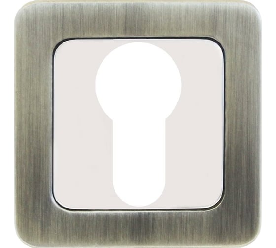 Изображение товара Накладка для цилиндрового механизма Аллюр (матовая бронза; хром) 11448