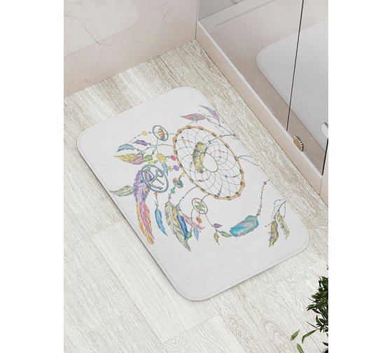 Изображение товара Коврик противоскользящий JoyArty "Морской ловец снов" для ванной, сауны, бассейна, bath_19726