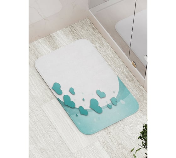 Изображение товара Коврик противоскользящий JoyArty "Сердечная дуга" для ванной, сауны, бассейна, bath_12026