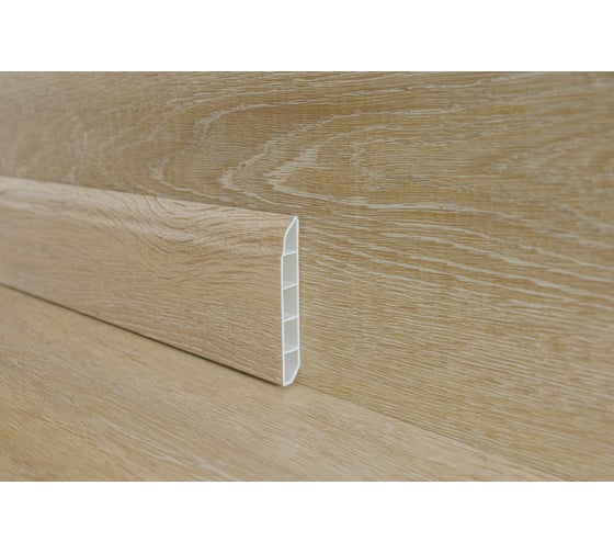 Изображение товара Плинтус Power Dekor 2400х80х12, 1368 Дуб Сонома, AK-1368-T