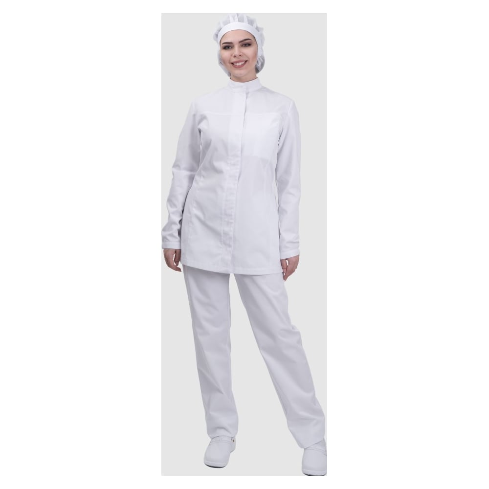 Изображение товара Женские брюки ГК Спецобъединение АПРЕЛИЯ ХАССП белый 96-100