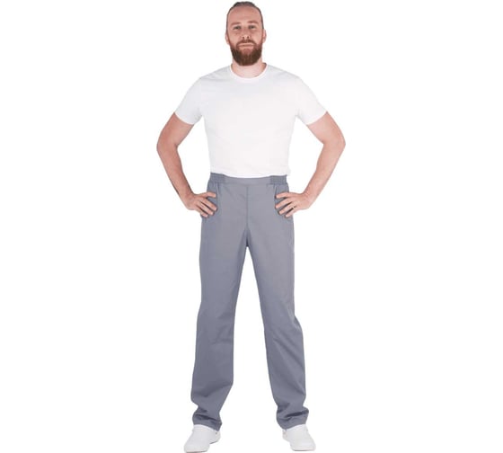 Изображение товара Брюки ГК Спецобъединение серые, мужские 128-132, 182-188) Брю 715/128/182