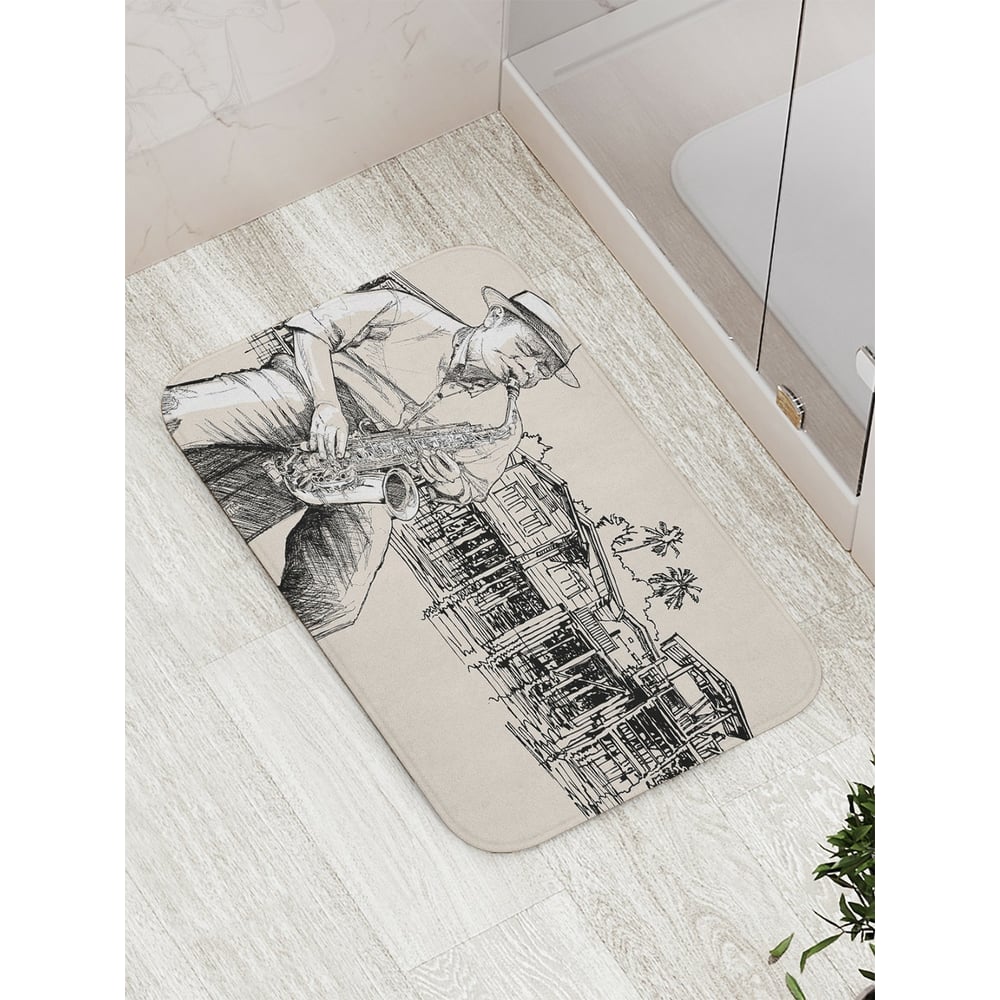 Противоскользящий коврик для ванной, сауны, бассейна JOYARTY сургучная печать