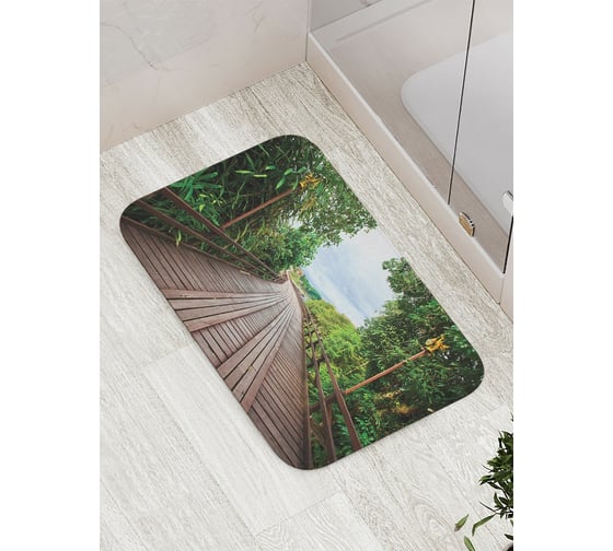Изображение товара Коврик противоскользящий JoyArty "Неизвестная дорожка" для ванной, сауны, бассейна, bath_16763