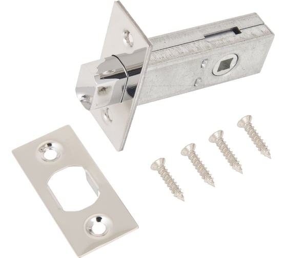 Изображение товара Задвижка Аллюр (хром; 6 мм; без ручек) 11231