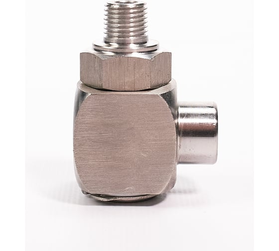 Изображение товара Угловая поворотная муфта ООО ТД Гидромаркет GM 1/4г-1/4ш аналог 28.3530.80 и 28.3350.80, 350 бар, 40 л/мин,160C, GMA-LRC-1/4F-1/4M-350-40lpm