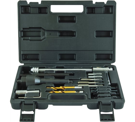 Изображение товара Набор приспособлений для демонтажа сломанных свечей накаливания THORVIK GPRS16 16 предметов 053884