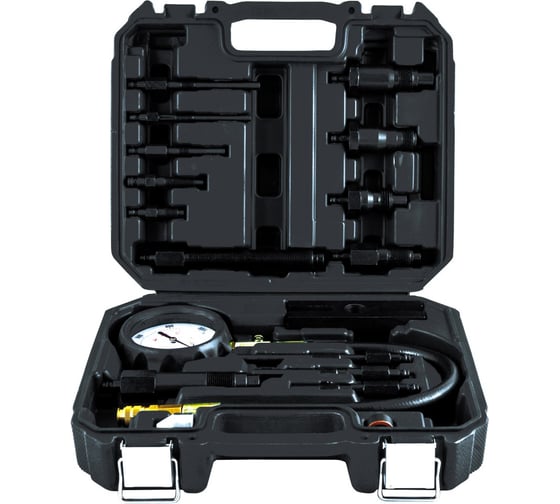 Изображение товара Компрессометр дизельных двигателей THORVIK DCTK1 в наборе с переходниками 053877