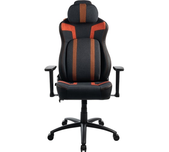 Изображение товара Кресло игровое Filum пластиковая крестовина, спинка/сиденье ткань джинсовая, гоночные колеса, поясничный подпор с регулировкой FL-CH-G-070