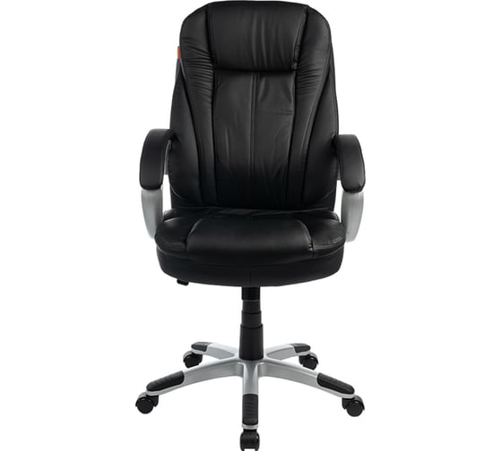 Изображение товара Кресло офисное Filum бизнес, усиленная крестовина из металла/хром, спинка/сиденье экокожа, газлифт 100мм, колеса пластик, подлокотники с FL-CH-OFB-020