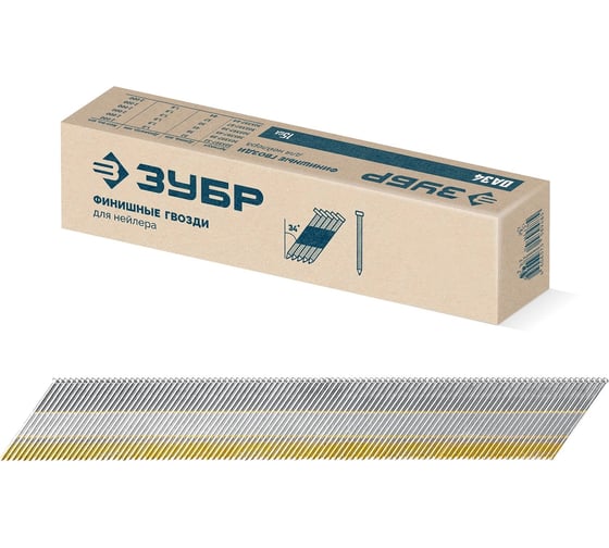 Изображение товара Финишные гвозди Зубр DA34 32x1.8 мм, калибр 15GA, 2000 шт 305397-32