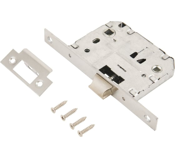 Изображение товара Защелка Аллюр (хром; планка 18 мм; без ручек; с фиксатором) 11221