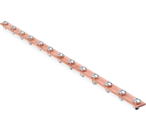 Изображение товара Шина медная ONTEK крепление 19, для заземления длина 485мм CPBR