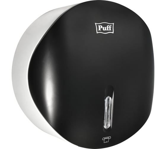 Изображение товара Диспенсер туалетной бумаги Puff Рuff-7145Bl, черный, с замком, ABS-пластик 1402.036