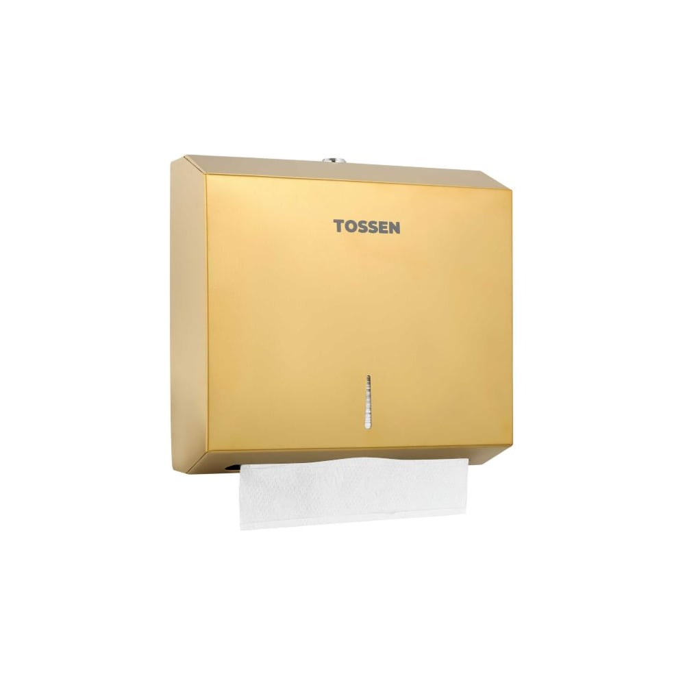 Изображение товара Диспенсер для бумажных полотенец TOSSEN Z-400 MS из нержавеющей стали с антивандальной защитой