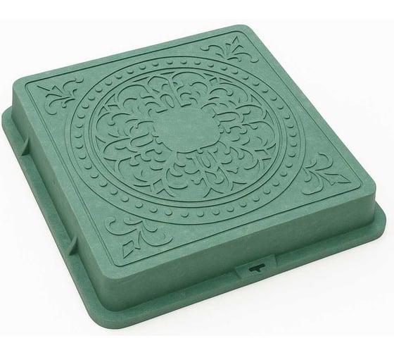 Изображение товара Люк садовый Millennium квадратный полимерно-песчаный 3 т — лёгкий, усиленный, долговечный УТ000041973