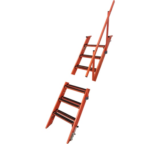 Изображение товара Трап диэлектрический стеклопластиковый Диэлектрик ТД-1,8оп, длина 1.8 метра, высота 1.3 метра, с одним складным поручнем, Д471649