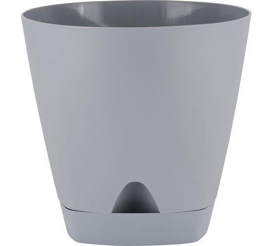 Изображение товара Горшок для цветов Amsterdam, с прикорневым поливом, 0,65 л, утренний туман INGREEN 249356