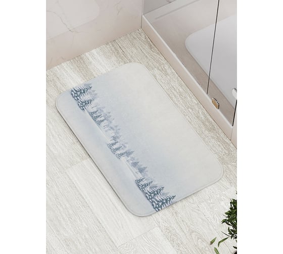 Изображение товара Коврик противоскользящий JoyArty "Снежные ели" для ванной, сауны, бассейна, bath_18890