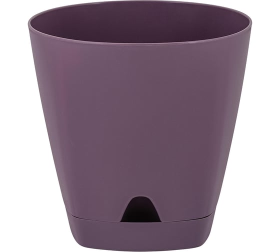 Изображение товара Горшок для цветов Amsterdam, с прикорневым поливом, 4 л, морозная слива INGREEN 220292