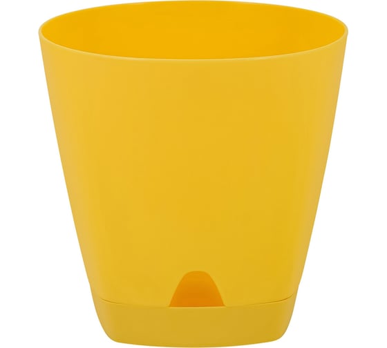 Изображение товара Горшок для цветов Amsterdam, с прикорневым поливом, 4 л, спелая груша INGREEN 220266