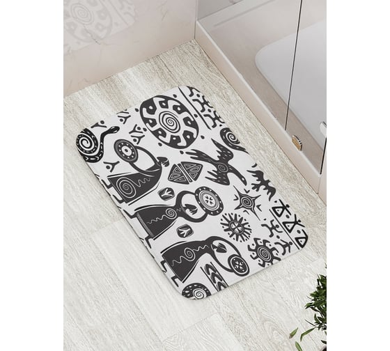 Изображение товара Коврик противоскользящий JoyArty "Древняя культура" для ванной, сауны, бассейна, bath_18544