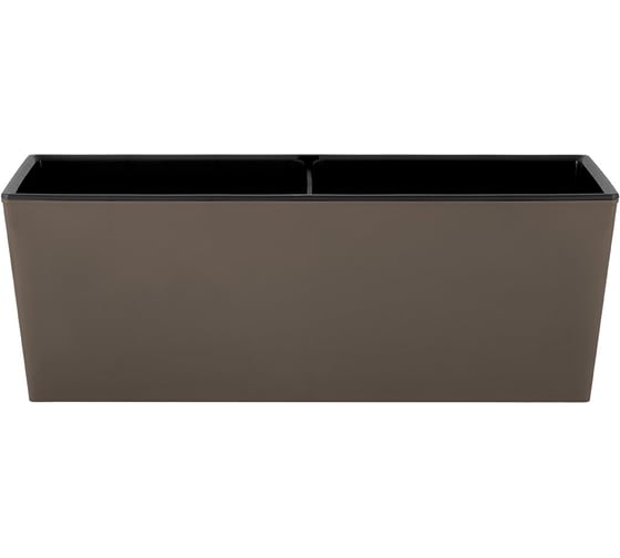 Изображение товара Ящик балконный London Cube, со вставкой, 40 см, французский платан INGREEN 278889