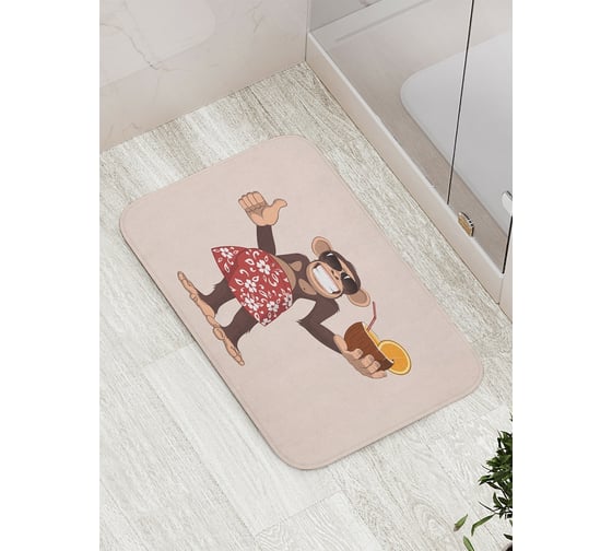 Изображение товара Коврик противоскользящий JoyArty "Умение отдохнуть" для ванной, сауны, бассейна, bath_378533