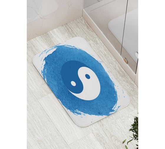 Изображение товара Коврик противоскользящий JoyArty "Морской Инь и ян" для ванной, сауны, бассейна, bath_18590