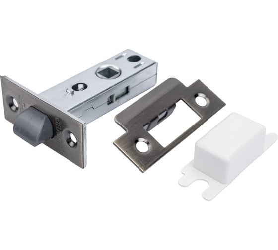 Изображение товара Защелка Аллюр L45-8-P AB (старая бронза; пластик; торцевая планка 25 мм; без ручек) 12327