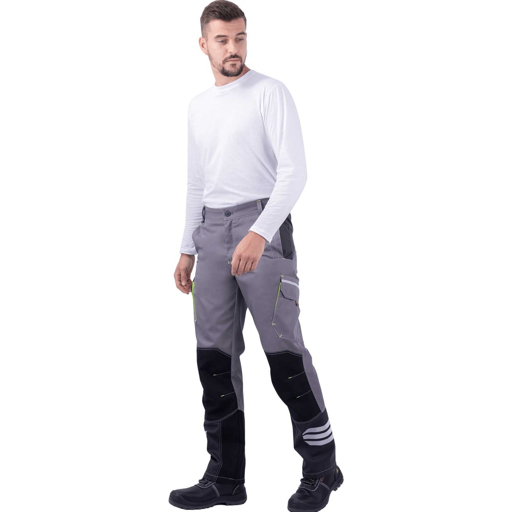 Изображение товара Брюки Iform ЭДВАНС летние мужские серые с отражающей полосой