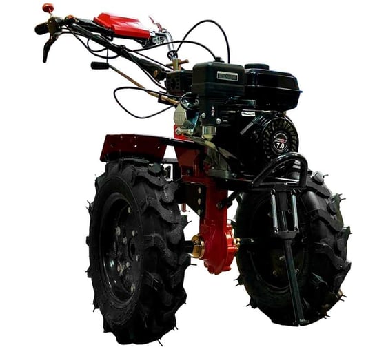 Изображение товара Мотоблок бензиновый FORZA МБ8902 ЭКСТРИМ 9 л.с., ВОМ 18 мм, 2 вперед 1 назад, руль: поворотный, вал: S32, колеса ЭКСТРИМ: 19x7х8, фрезы: 4 группы 32 ножа FORZAМБ8902 ЭКСТРИМ