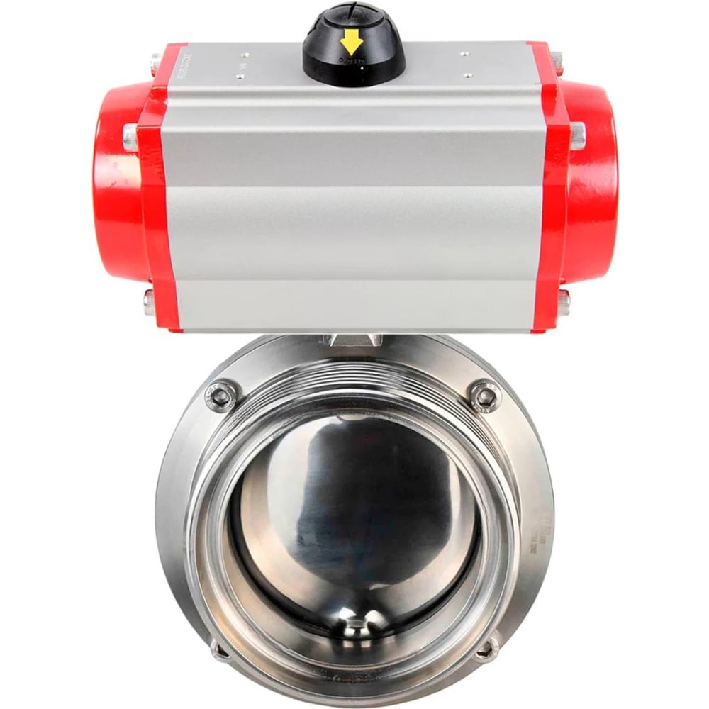 Изображение товара Затвор дисковый DN.ru 304-304-EPDM-2W-T-H Ду15 резьбовой нержавеющая сталь