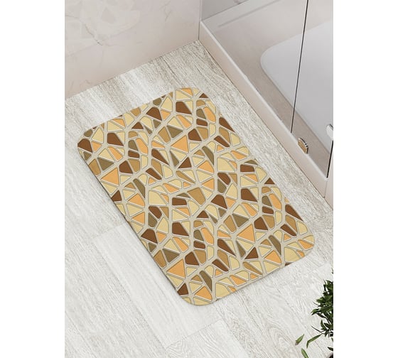 Изображение товара Коврик противоскользящий JoyArty "Мозаичная река" для ванной, сауны, бассейна, bath_30982