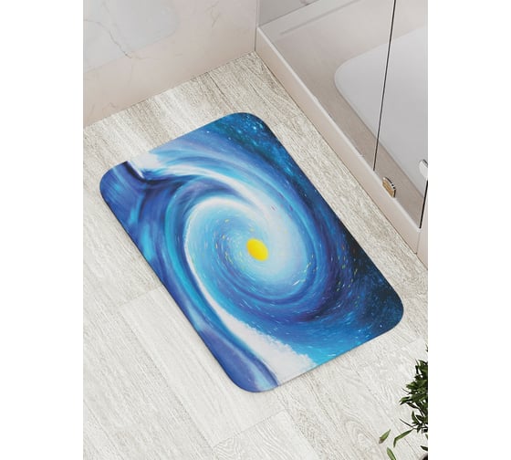 Изображение товара Коврик противоскользящий JoyArty "Спираль стихий" для ванной, сауны, бассейна, bath_22220