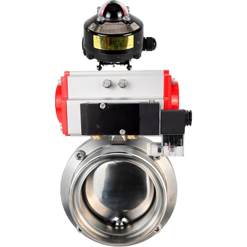 Изображение товара Затвор дисковый DN.ru 304-304-Sil Ду15 Ру10 из нержавеющей стали