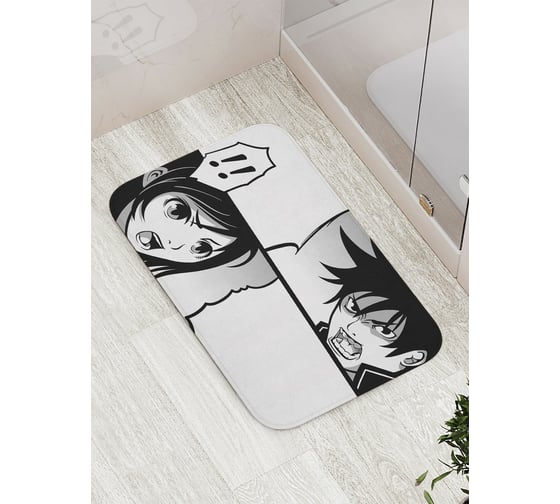 Изображение товара Коврик противоскользящий JoyArty "Эмоциональный спор" для ванной, сауны, бассейна, bath_23814