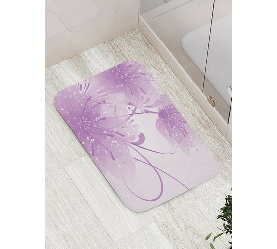 Изображение товара Коврик противоскользящий JoyArty "Пыльца цветов" для ванной, сауны, бассейна, bath_30234