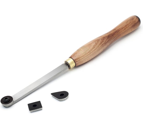 Изображение товара Резец токарный CROWN TOOLS Crown HSS, Scraper, Multi-Tip, с тремя насадками, рукоять 216мм М00012456