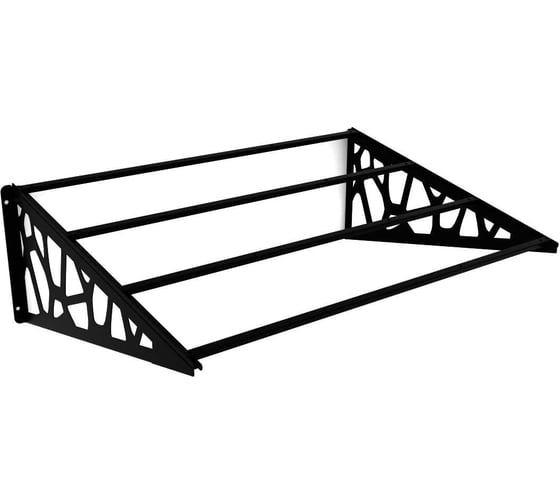 Изображение товара Козырек АрсеналЪ Loft+ черный (дом, дача, дверь, крыльцо) серия ARSENAL AEGIS мод. AR18K2B1959-06