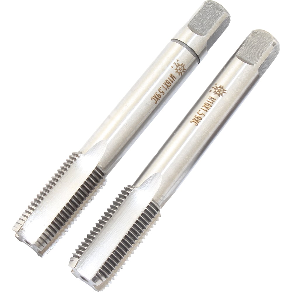 Изображение товара Метчик TLX М16,0х1,5 из стали 9ХС, ручной, набор 2 шт