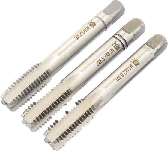 Изображение товара Метчик TLX М14,0х1,0 9ХС, ручной к-т из 3-хшт 75956