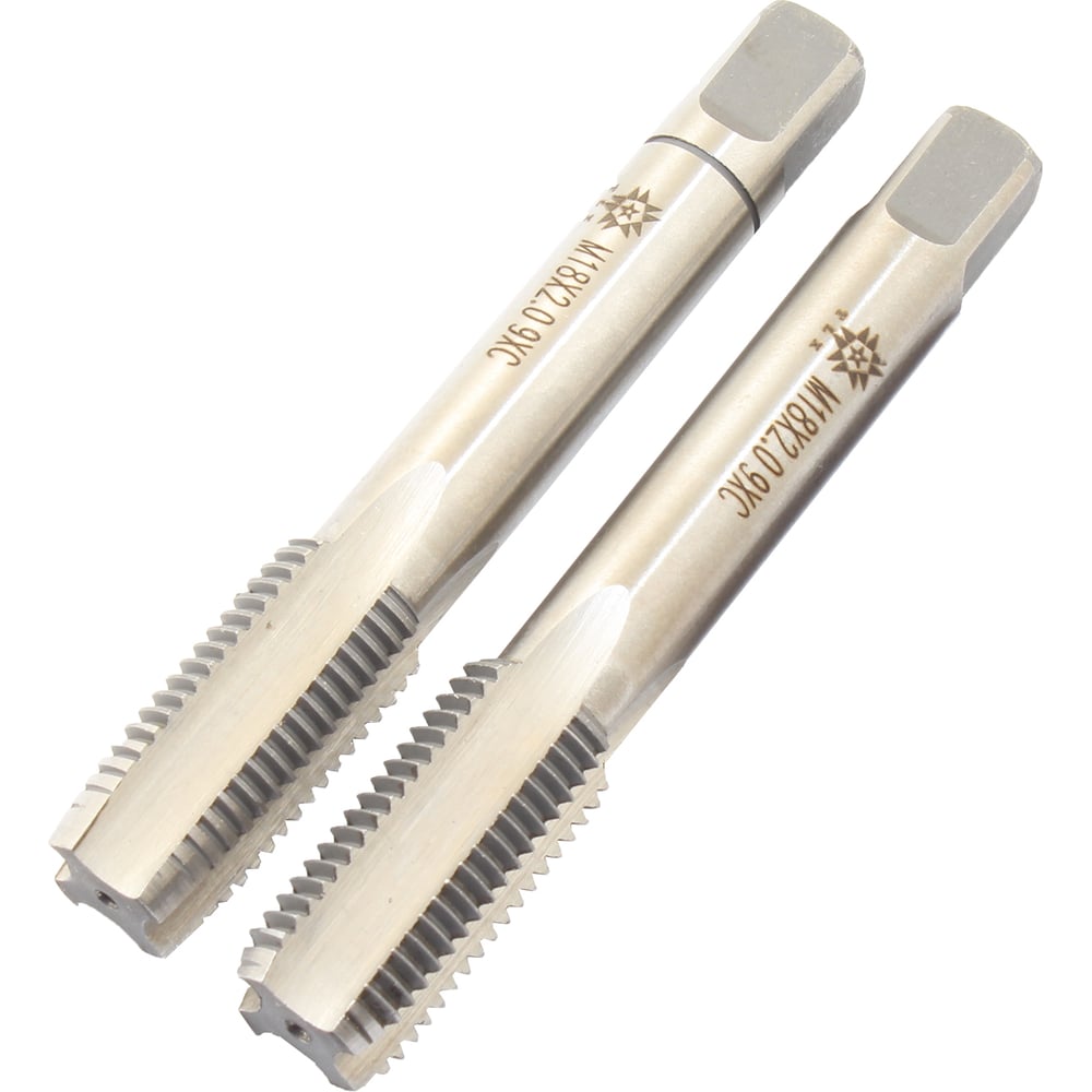 Изображение товара Метчик TLX М18,0х2,0 9ХС, ручной, набор из 2-х штук