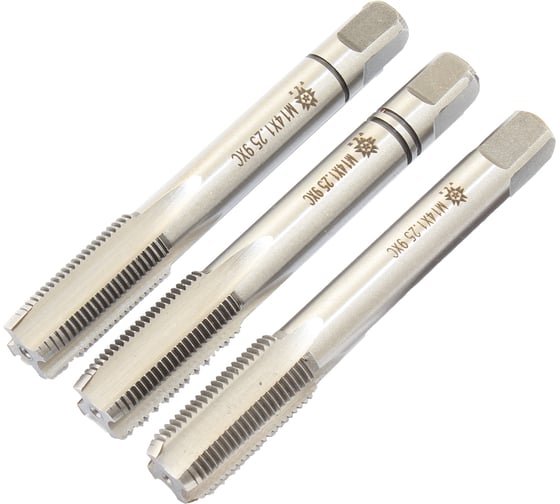 Изображение товара Метчик TLX М14,0х1,25 9ХС, ручной, к-т из 3-хшт 75957